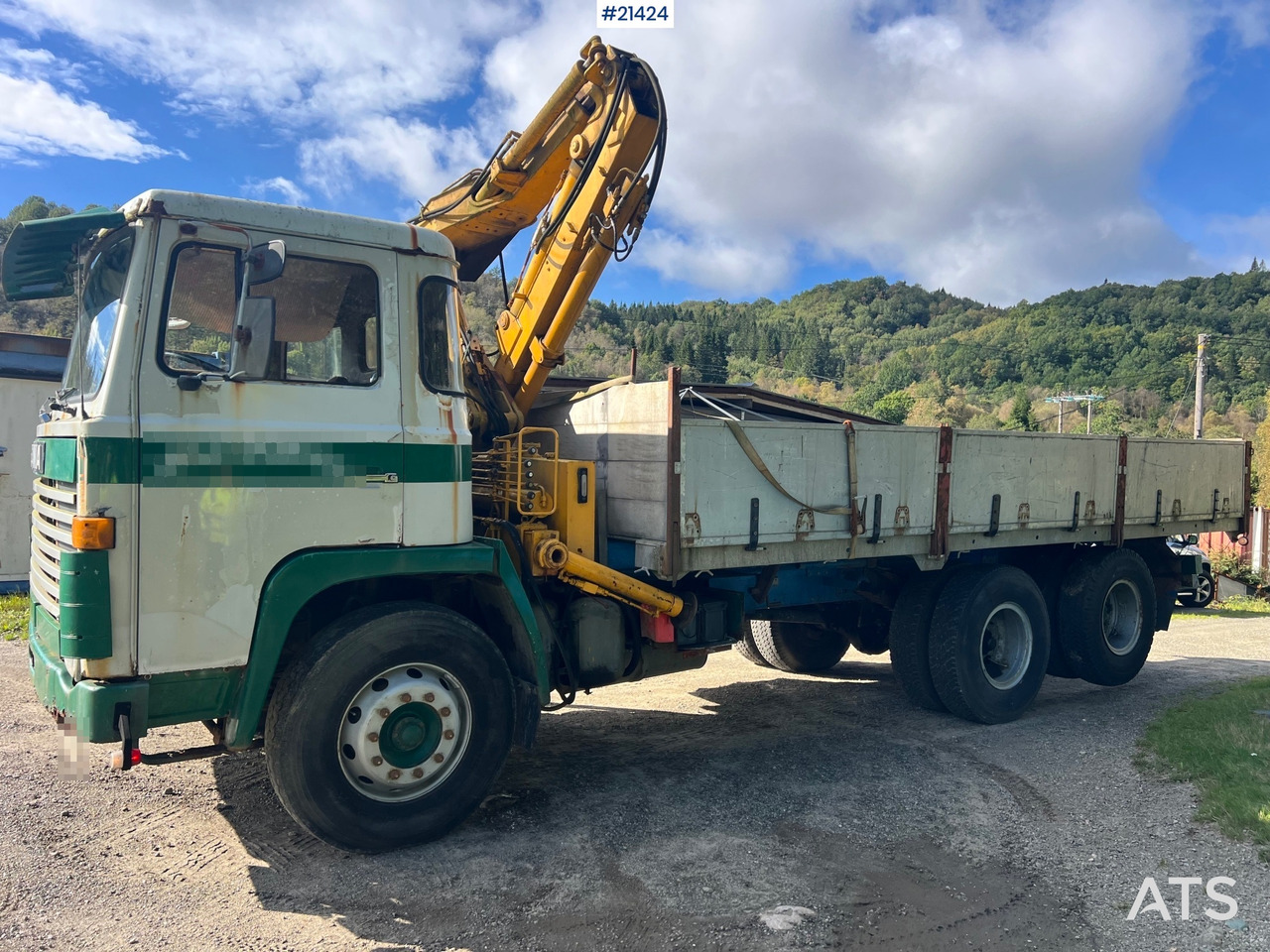 Автоманипулятор Scania LB 81 6x2 Kranbil m/ 10t/m kran og tipp Rep.Objekt: фото 8