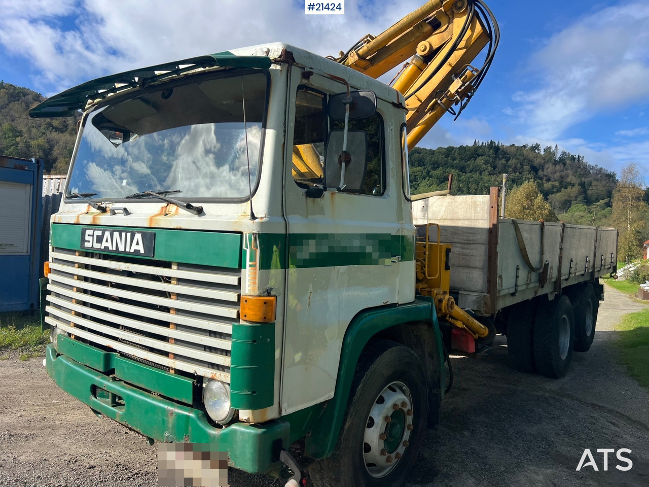 Автоманипулятор Scania LB 81 6x2 Kranbil m/ 10t/m kran og tipp Rep.Objekt: фото 7