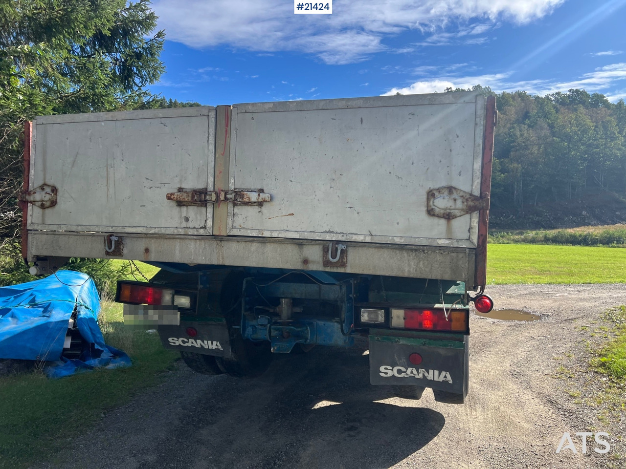 Автоманипулятор Scania LB 81 6x2 Kranbil m/ 10t/m kran og tipp Rep.Objekt: фото 19