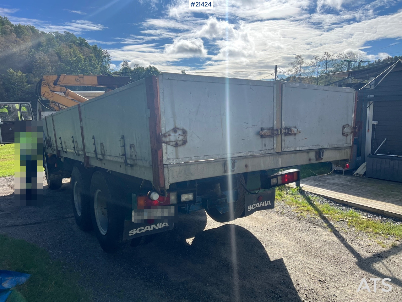 Автоманипулятор Scania LB 81 6x2 Kranbil m/ 10t/m kran og tipp Rep.Objekt: фото 16