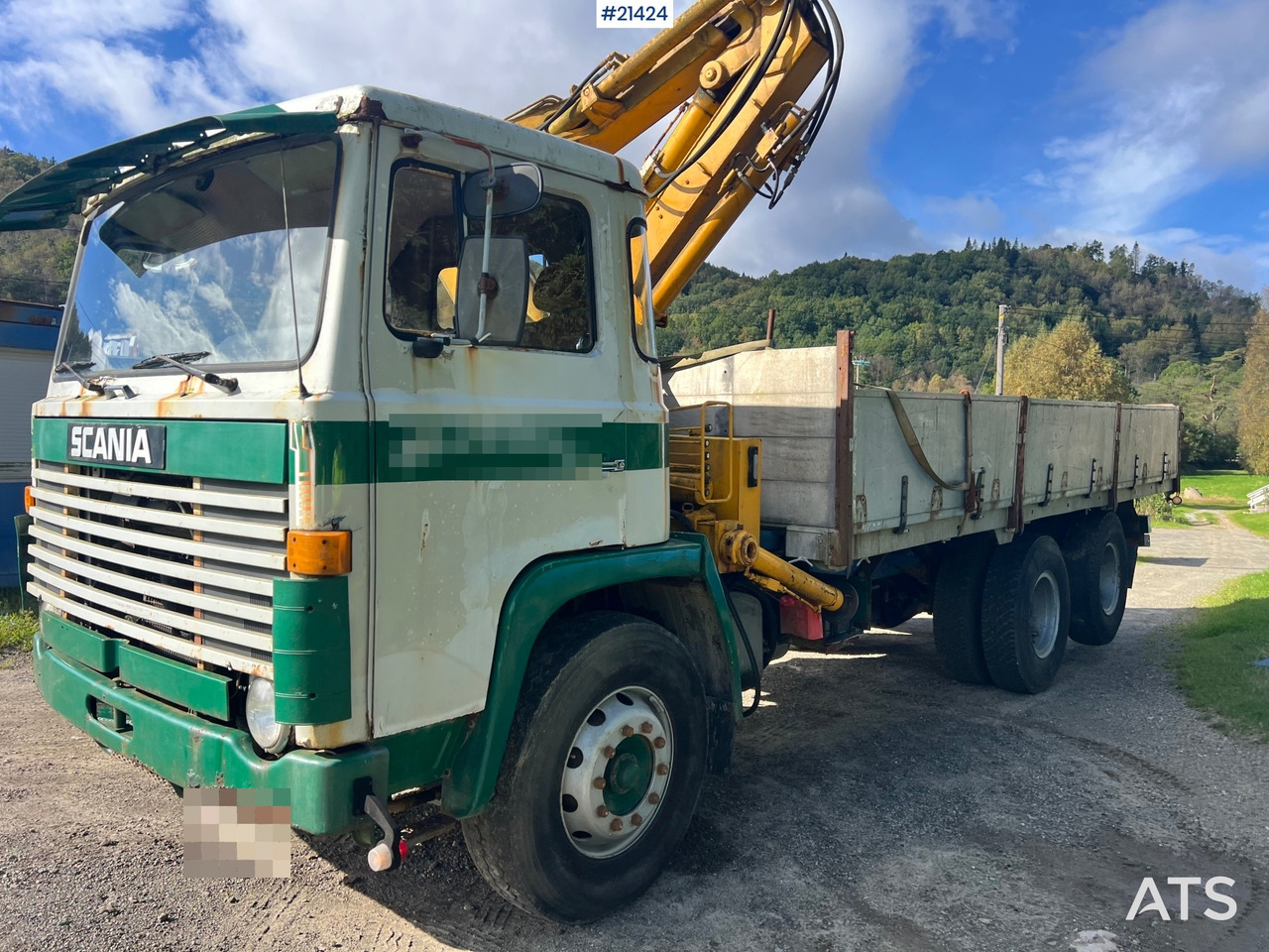 Автоманипулятор Scania LB 81 6x2 Kranbil m/ 10t/m kran og tipp Rep.Objekt: фото 6