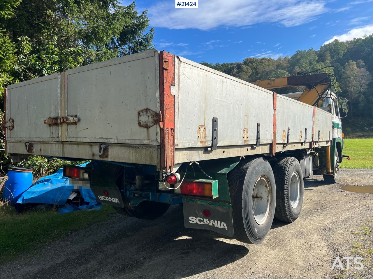 Автоманипулятор Scania LB 81 6x2 Kranbil m/ 10t/m kran og tipp Rep.Objekt: фото 20