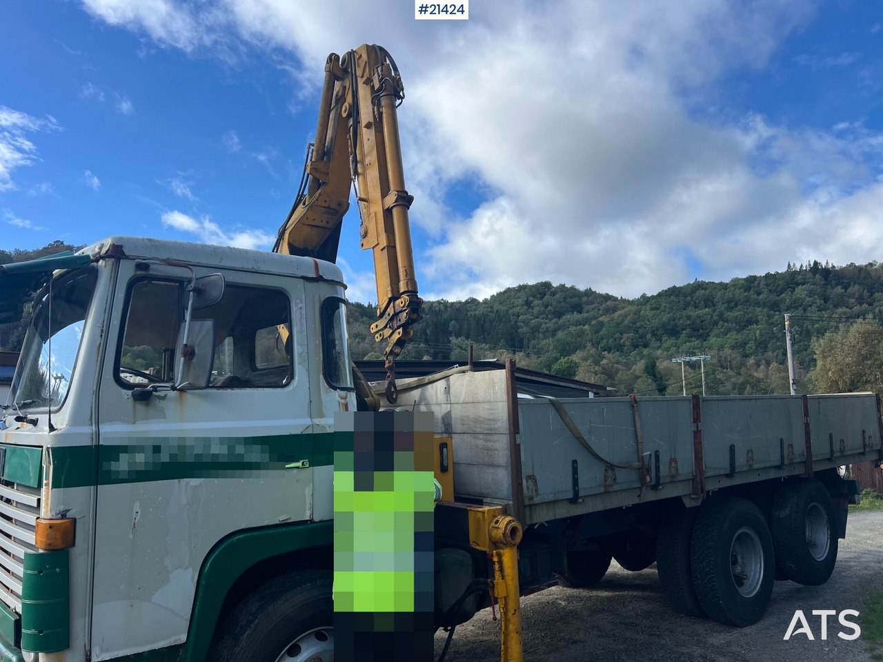 Автоманипулятор Scania LB 81 6x2 Kranbil m/ 10t/m kran og tipp Rep.Objekt: фото 11