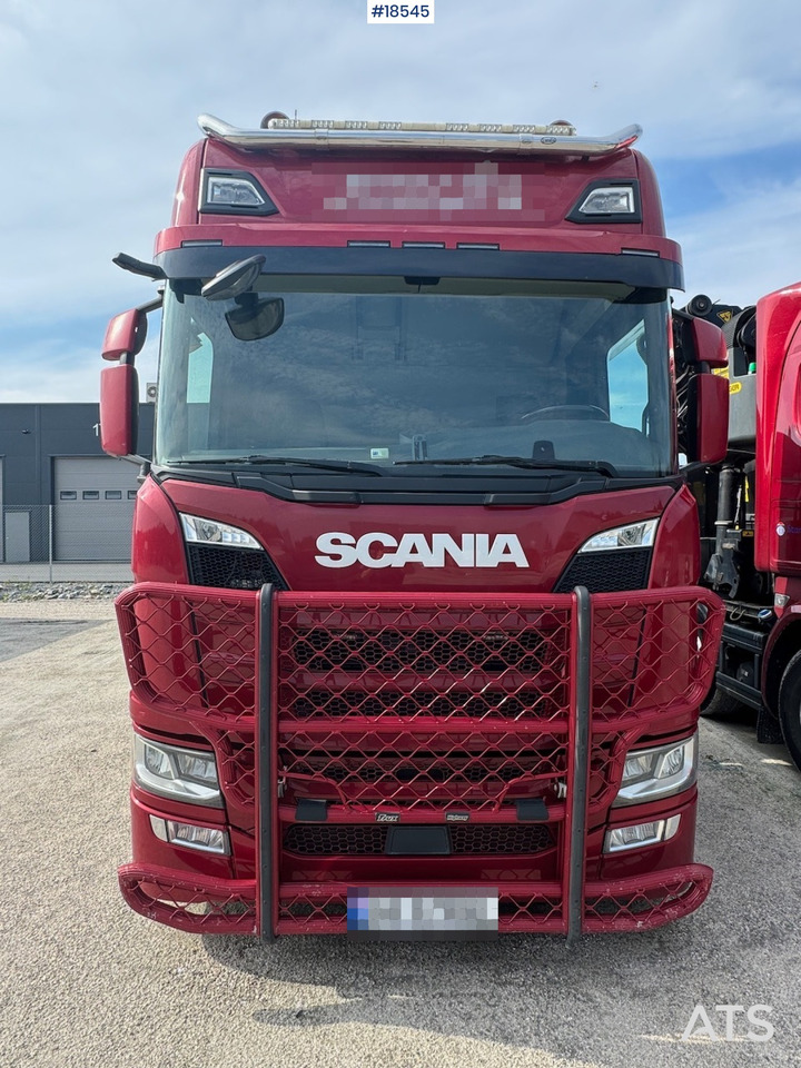Грузовик бортовой/ Платформа, Автоманипулятор Scania R500: фото 9