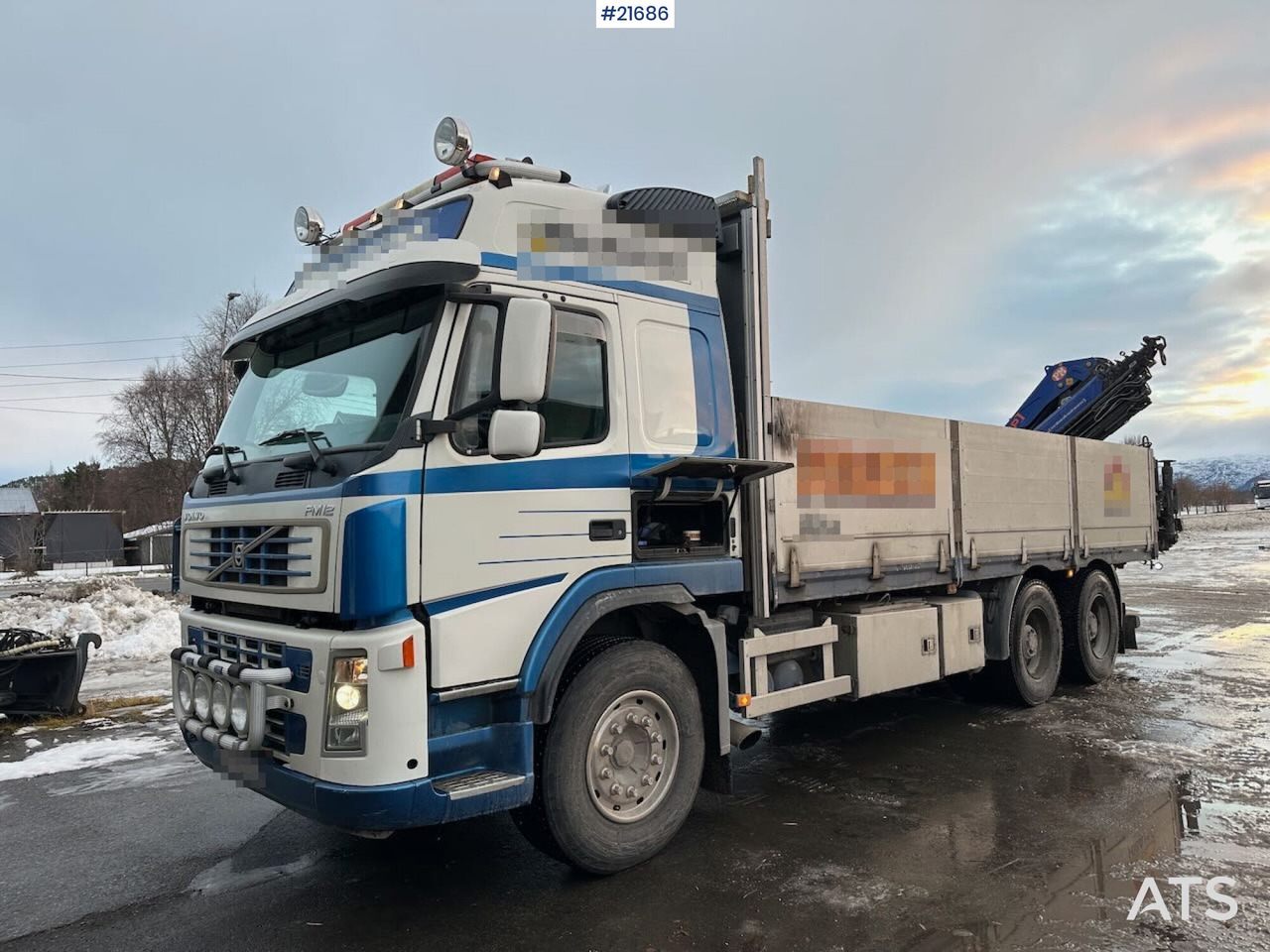 Volvo FM12 Globetrotter 6x4 kranbil m/ bak montert 18 t/m kran og vinsj. SE VIDEO - Автоманипулятор: фото 2 Volvo FM12 Globetrotter 6x4 kranbil m/ bak montert 18 t/m kran og vinsj. SE VIDEO - Автоманипулятор: фото 2