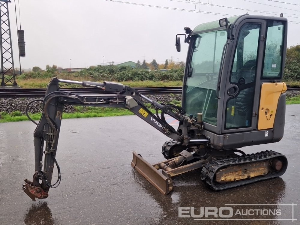 2012 Volvo EC18C - Мини-экскаватор: фото 1 2012 Volvo EC18C - Мини-экскаватор: фото 1