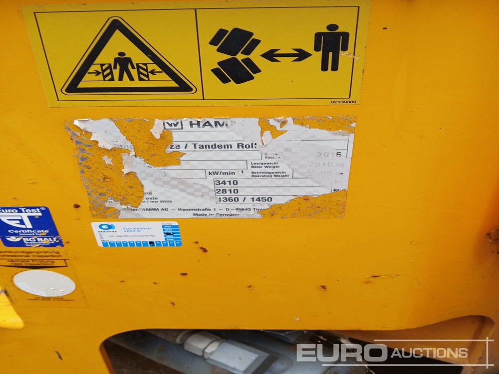 2016 Hamm HD12 VV - Каток: фото 2 2016 Hamm HD12 VV - Каток: фото 2