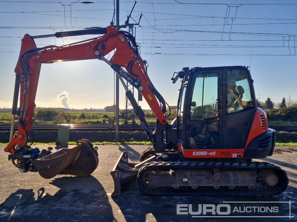 2016 Kubota KX080-4 - Мини-экскаватор: фото 2 2016 Kubota KX080-4 - Мини-экскаватор: фото 2