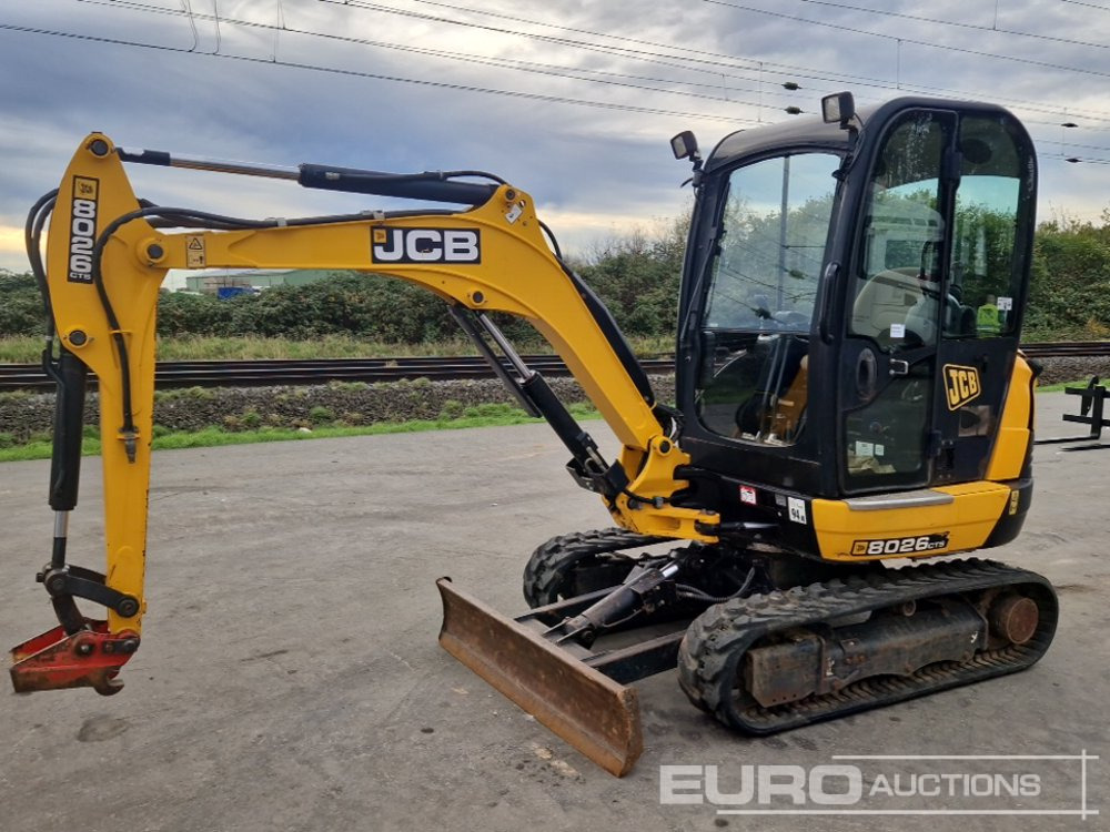 2018 JCB 8026 CTS - Мини-экскаватор: фото 1 2018 JCB 8026 CTS - Мини-экскаватор: фото 1