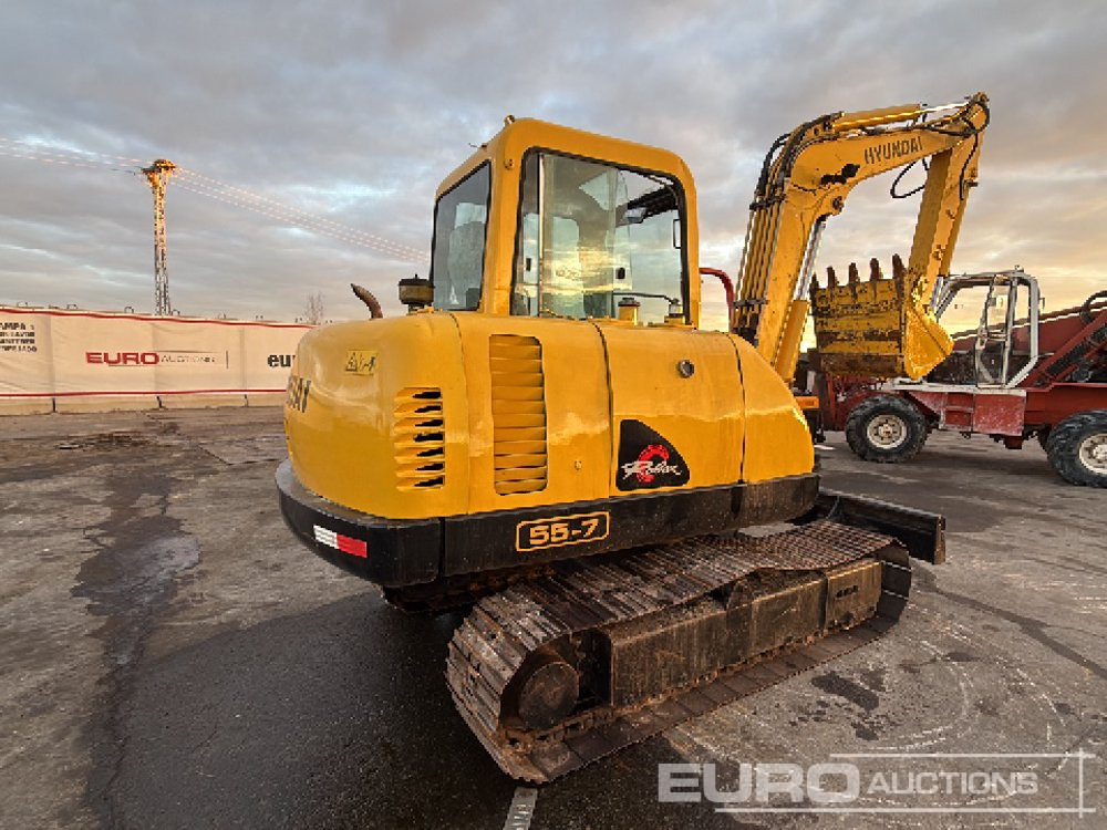 2013 Hyundai R55-7 - Мини-экскаватор: фото 5 2013 Hyundai R55-7 - Мини-экскаватор: фото 5