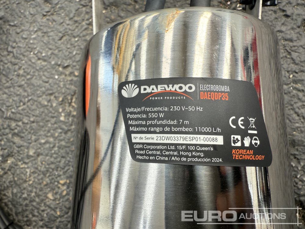 Unused Daewoo DAEQDP35 - Насос для воды: фото 4 Unused Daewoo DAEQDP35 - Насос для воды: фото 4
