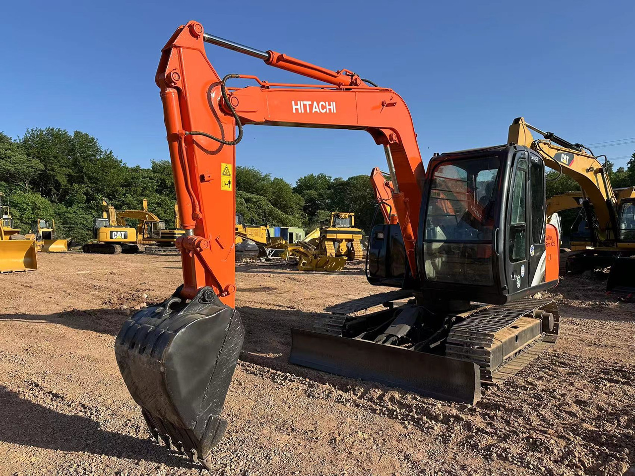 Мини-экскаватор Hitachi ZX70 mini excavator: фото 6