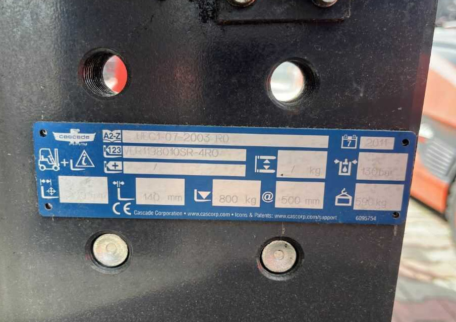 Захват для Погрузочно-разгрузочной техники Cascade UEC-07-2003 R0, Kartonklammer: фото 6