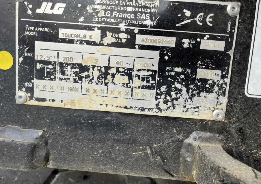 JLG Toucan 8E - Телескопический подъемник: фото 4 JLG Toucan 8E - Телескопический подъемник: фото 4