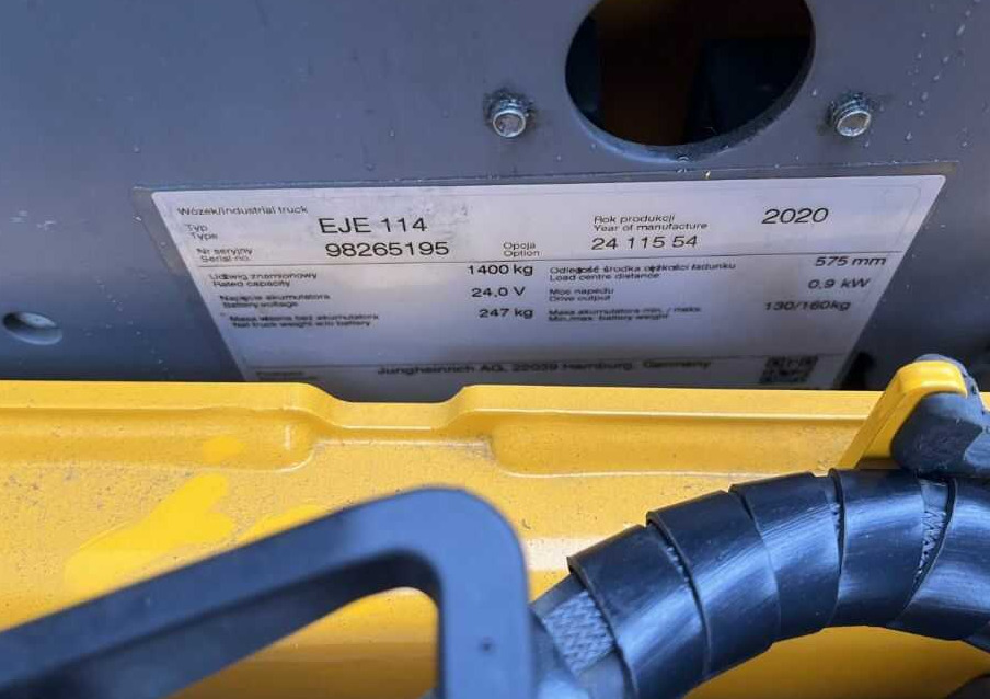 Jungheinrich EJE114 - Тележка: фото 4 Jungheinrich EJE114 - Тележка: фото 4