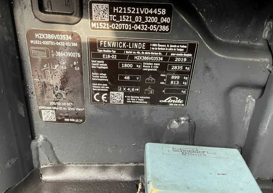 Linde E18-02 - Электропогрузчик: фото 4 Linde E18-02 - Электропогрузчик: фото 4