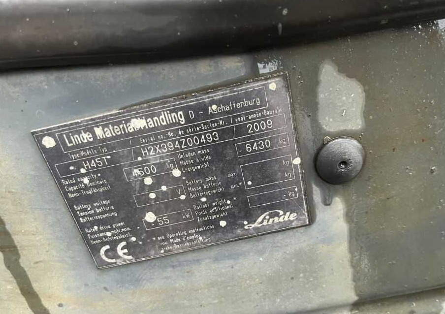 Linde H45T - Газовый погрузчик: фото 4 Linde H45T - Газовый погрузчик: фото 4