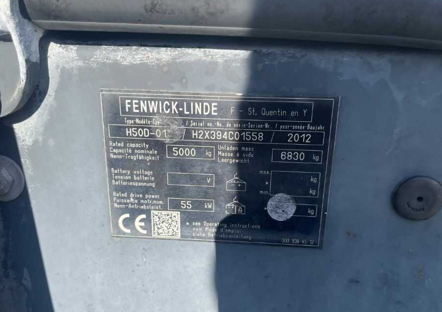 Linde H50D - Дизельный погрузчик: фото 4 Linde H50D - Дизельный погрузчик: фото 4