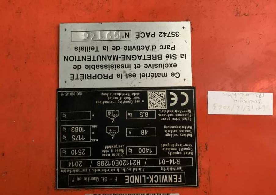 Linde R14-01 - Ричтрак: фото 4 Linde R14-01 - Ричтрак: фото 4