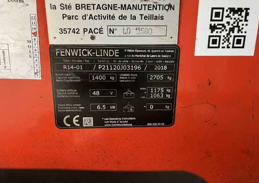 Linde R14-01 - Ричтрак: фото 4 Linde R14-01 - Ричтрак: фото 4