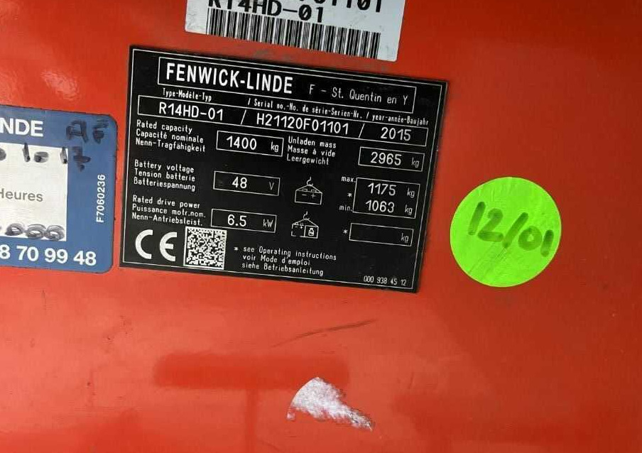 Linde R14HD-01 - Ричтрак: фото 4 Linde R14HD-01 - Ричтрак: фото 4