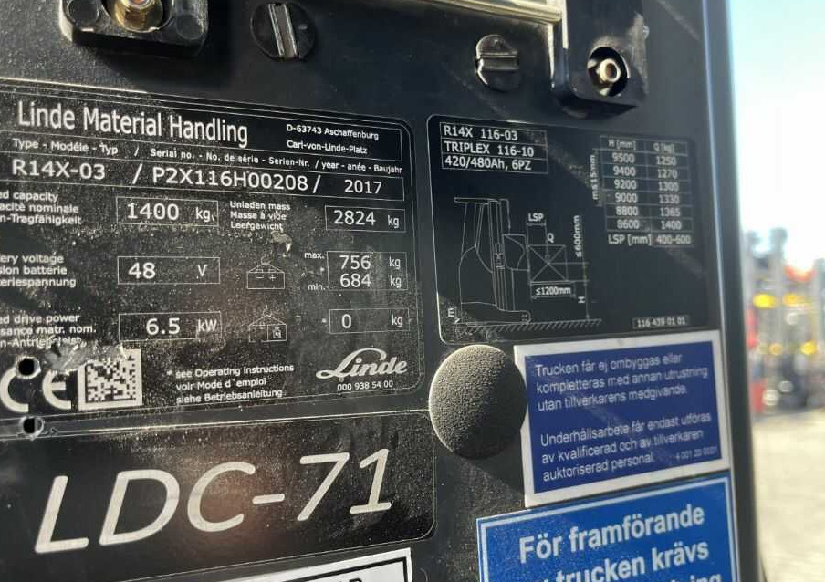 Linde R14X - Ричтрак: фото 4 Linde R14X - Ричтрак: фото 4