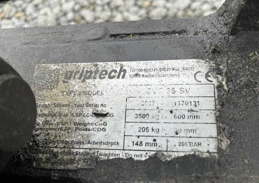 Griptech ZVC35-SV - Навесное оборудование: фото 3 Griptech ZVC35-SV - Навесное оборудование: фото 3