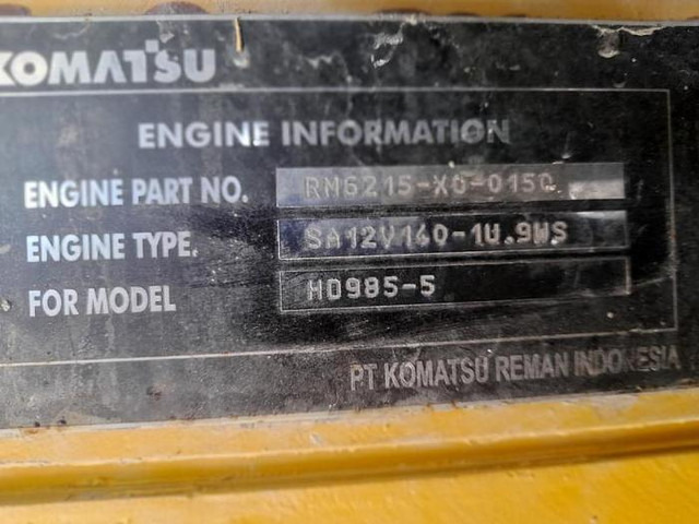 Komatsu SA12V140 - WA800 - HD785 - HD985 - D475 engine - - Двигатель: фото 5 Komatsu SA12V140 - WA800 - HD785 - HD985 - D475 engine - - Двигатель: фото 5