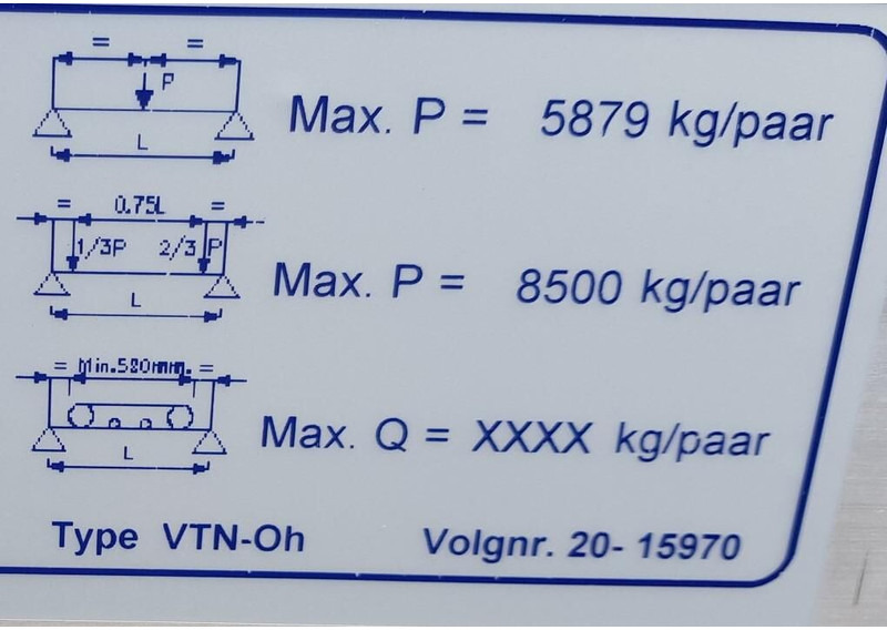Новый Погрузочная рампа Oprijplanken 3000x450 mm: фото 7