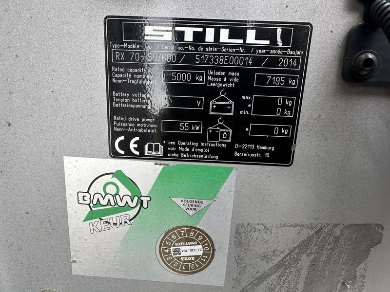 Газовый погрузчик Still RX 70-50: фото 10