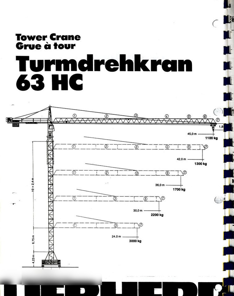 Башенный кран Liebherr 63HC: фото 6 Башенный кран Liebherr 63HC: фото 6