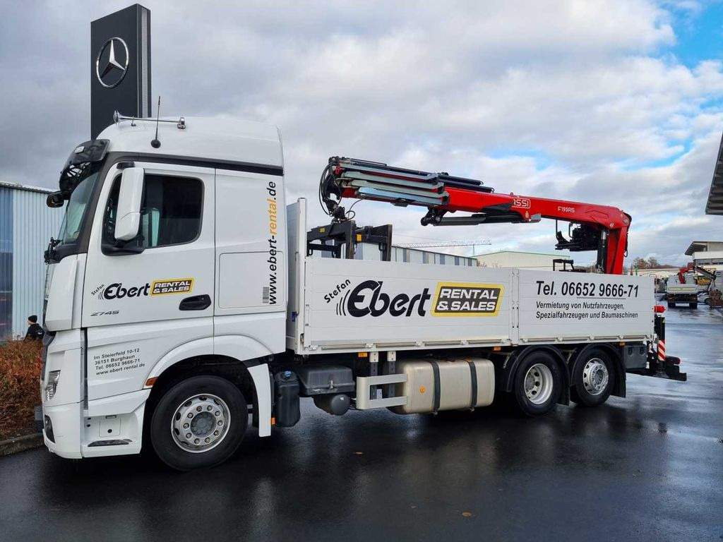 Mercedes-Benz Actros 2745 L 6x2 Baustoffpritsche+Kran Retarder Mercedes-Benz Actros 2745 L 6x2 Baustoffpritsche+Kran Retarder - Автоманипулятор, Грузовик бортовой/ Платформа: фото 4 Mercedes-Benz Actros 2745 L 6x2 Baustoffpritsche+Kran Retarder Mercedes-Benz Actros 2745 L 6x2 Baustoffpritsche+Kran Retarder - Автоманипулятор, Грузовик бортовой/ Платформа: фото 4