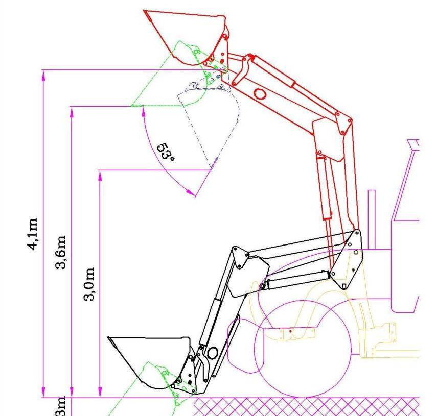 Hydrometal front loader AT-40 - Фронтальный погрузчик для трактора: фото 5 Hydrometal front loader AT-40 - Фронтальный погрузчик для трактора: фото 5