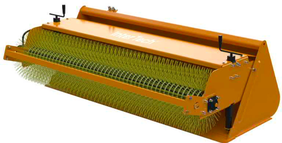 Inter-Tech bucket with brush 1,8 m, OZ07 - Щетка для Коммунальной и специальной техники: фото 1 Inter-Tech bucket with brush 1,8 m, OZ07 - Щетка для Коммунальной и специальной техники: фото 1