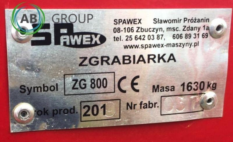 Сеноворошилка Spawex rotary rake Tajfun ZG-800: фото 6 Сеноворошилка Spawex rotary rake Tajfun ZG-800: фото 6