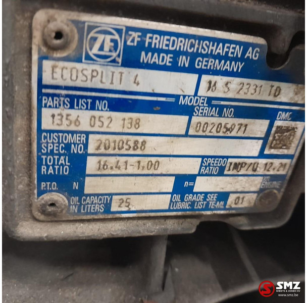 DAF Occ versnellingsbak 16S2331TD + intarder DAF - Коробка передач для Грузовиков: фото 5 DAF Occ versnellingsbak 16S2331TD + intarder DAF - Коробка передач для Грузовиков: фото 5