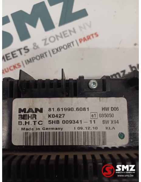 MAN Occ airconditioningsbedieningspaneel MAN - Кабина и интерьер для Грузовиков: фото 3 MAN Occ airconditioningsbedieningspaneel MAN - Кабина и интерьер для Грузовиков: фото 3