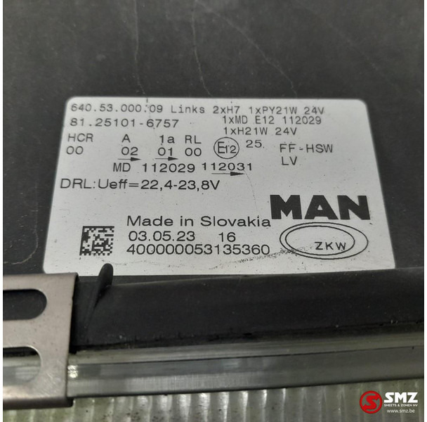 MAN Occ koplamp links RHD MAN - Передняя фара для Грузовиков: фото 3 MAN Occ koplamp links RHD MAN - Передняя фара для Грузовиков: фото 3