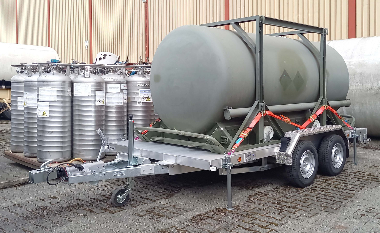 CRYOBASE Gas tank cryogenic trailer used for nitrogen, oxygen, argon - Прицеп-цистерна: фото 1 CRYOBASE Gas tank cryogenic trailer used for nitrogen, oxygen, argon - Прицеп-цистерна: фото 1
