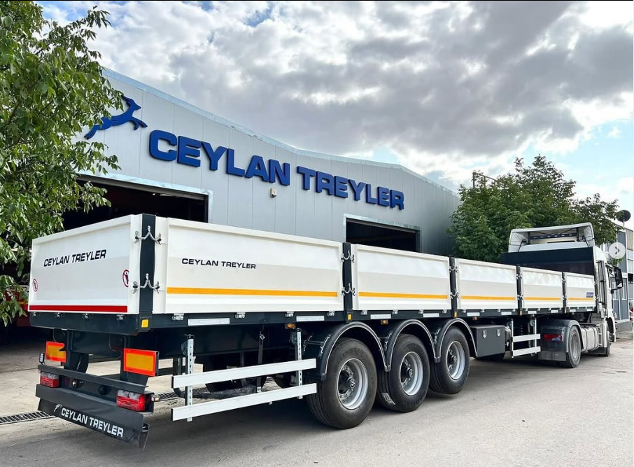 CEYLAN 3 AXLES FLATBED&PLATFORM WITH SIDE COVER - Полуприцеп бортовой/ Платформа: фото 1 CEYLAN 3 AXLES FLATBED&PLATFORM WITH SIDE COVER - Полуприцеп бортовой/ Платформа: фото 1