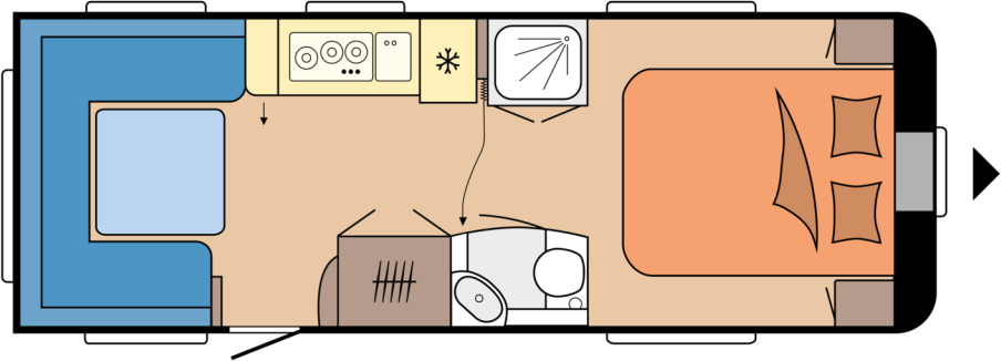 Hobby PRESTIGE 650 UFf - Прицеп дача: фото 1 Hobby PRESTIGE 650 UFf - Прицеп дача: фото 1