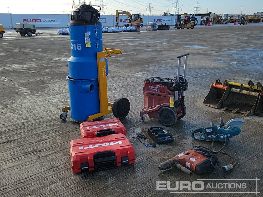 110 Volt SPE Vacuum, Hilti VC 40M-X 110 Volt Dust Extractor, Makita Cordless Floor Saw & Charger Pack, Hilti TE 70-ATC 110 Volt Hammer Drill, Hilti TE 700-AVR 110 Volt Hammer Drill, Hilti TE 30 110 Vo - Строительное оборудование: фото 2 110 Volt SPE Vacuum, Hilti VC 40M-X 110 Volt Dust Extractor, Makita Cordless Floor Saw & Charger Pack, Hilti TE 70-ATC 110 Volt Hammer Drill, Hilti TE 700-AVR 110 Volt Hammer Drill, Hilti TE 30 110 Vo - Строительное оборудование: фото 2