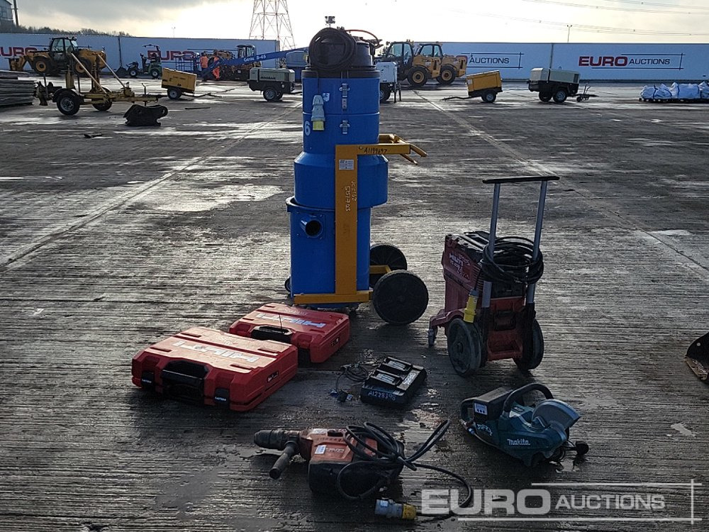 110 Volt SPE Vacuum, Hilti VC 40M-X 110 Volt Dust Extractor, Makita Cordless Floor Saw & Charger Pack, Hilti TE 70-ATC 110 Volt Hammer Drill, Hilti TE 700-AVR 110 Volt Hammer Drill, Hilti TE 30 110 Vo - Строительное оборудование: фото 1 110 Volt SPE Vacuum, Hilti VC 40M-X 110 Volt Dust Extractor, Makita Cordless Floor Saw & Charger Pack, Hilti TE 70-ATC 110 Volt Hammer Drill, Hilti TE 700-AVR 110 Volt Hammer Drill, Hilti TE 30 110 Vo - Строительное оборудование: фото 1