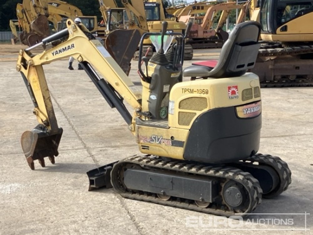 2014 Yanmar SV08-1A (S) - Мини-экскаватор: фото 4 2014 Yanmar SV08-1A (S) - Мини-экскаватор: фото 4