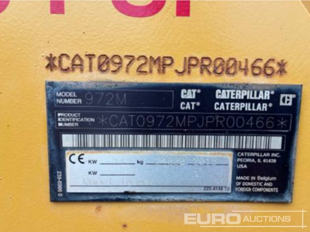 2015 CAT 972M - Колёсный погрузчик: фото 4 2015 CAT 972M - Колёсный погрузчик: фото 4