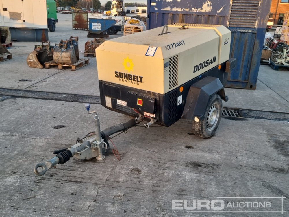 2017 Doosan 741 - Воздушный компрессор: фото 1 2017 Doosan 741 - Воздушный компрессор: фото 1
