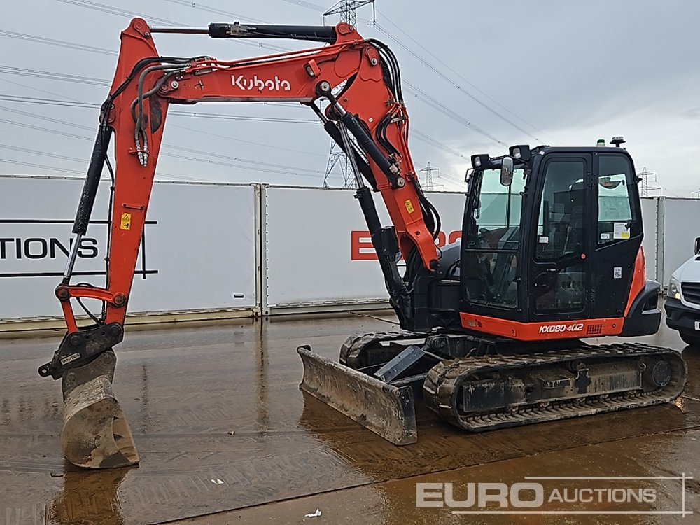 2020 Kubota KX080-4A2 - Мини-экскаватор: фото 1 2020 Kubota KX080-4A2 - Мини-экскаватор: фото 1