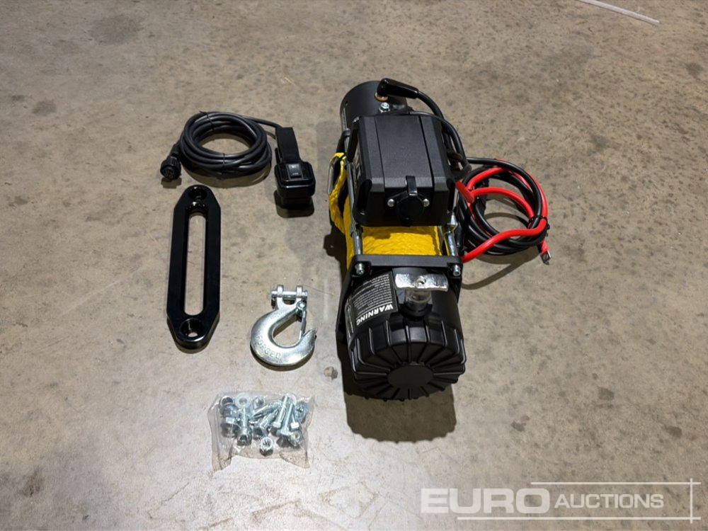 Hi-Torque HT12000 Electric Winch with Synthetic Rope, 12,000lb line pull, 3/8" x 85' Rope - Лебёдка: фото 4 Hi-Torque HT12000 Electric Winch with Synthetic Rope, 12,000lb line pull, 3/8" x 85' Rope - Лебёдка: фото 4