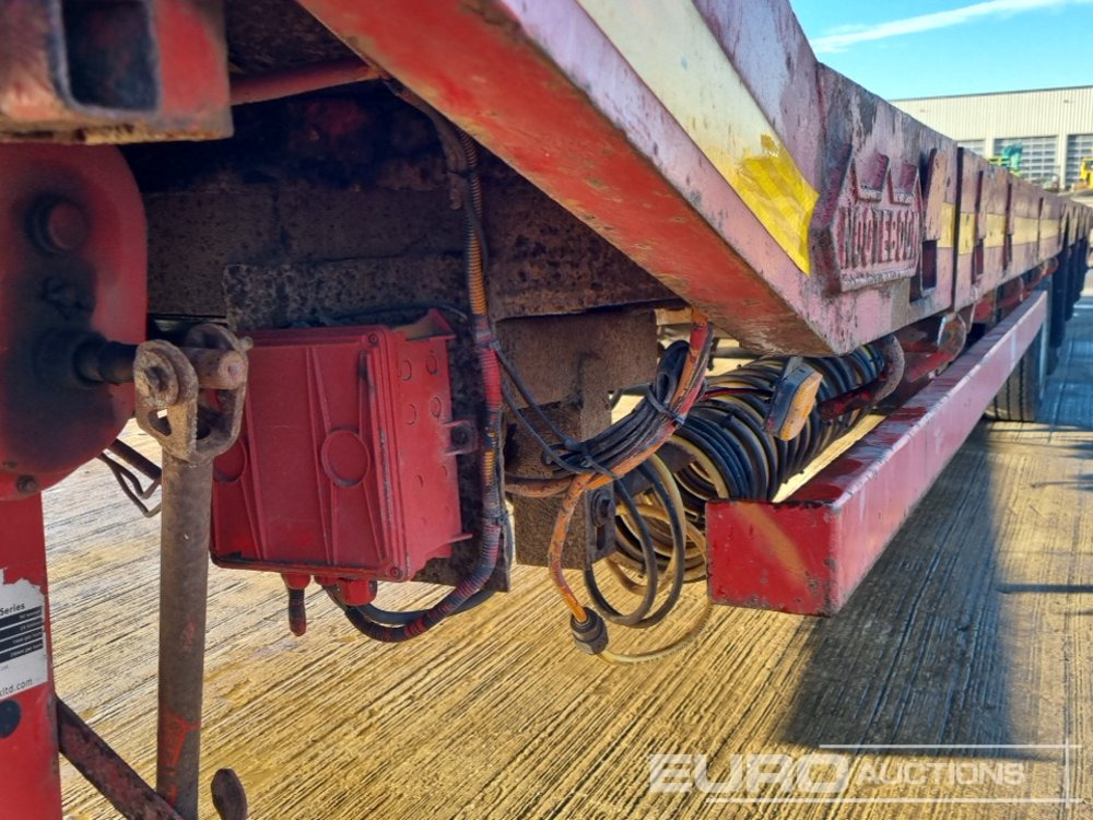 Грузовик бортовой/ Платформа Nooteboom 4 Axle Extendable Low Loader Trailer, Twin Axle Rear Steer, Out Riggers: фото 32