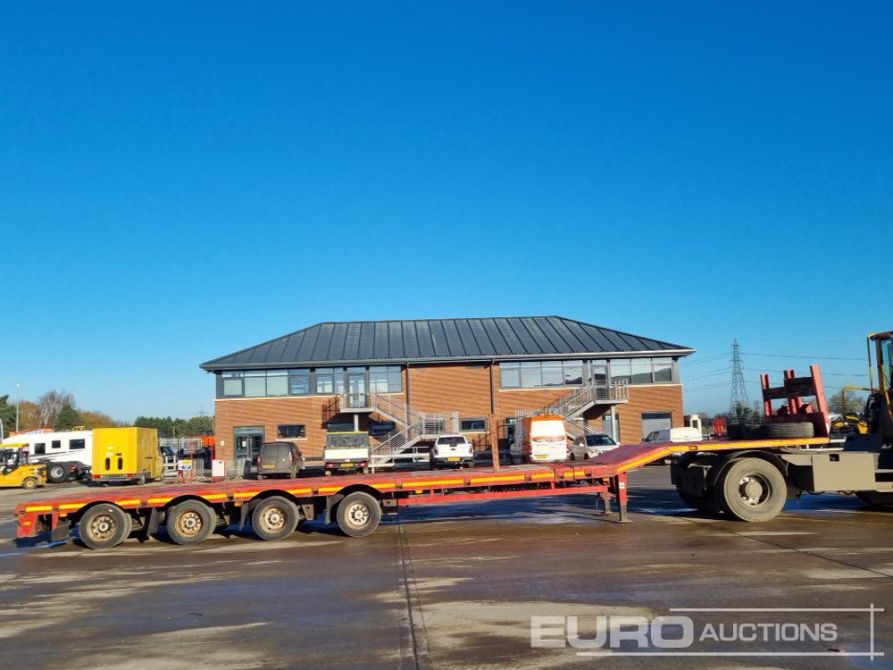 Грузовик бортовой/ Платформа Nooteboom 4 Axle Extendable Low Loader Trailer, Twin Axle Rear Steer, Out Riggers: фото 6
